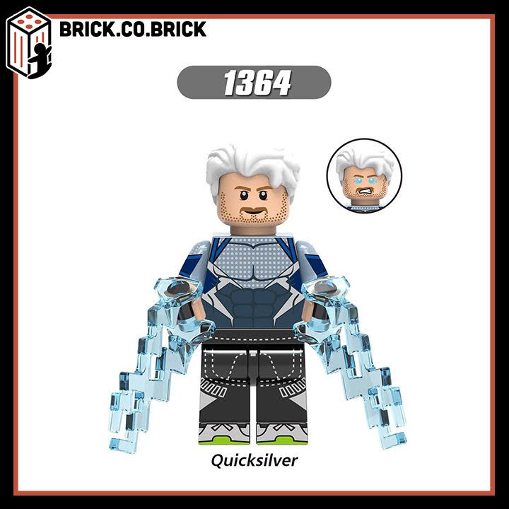 MCU Crossbones Quicksilver Eitri Red Skull Đồ Chơi Non LEGO Super Hero Mô Hình Lắp Ráp Siêu Anh Hùng Marvel X0270