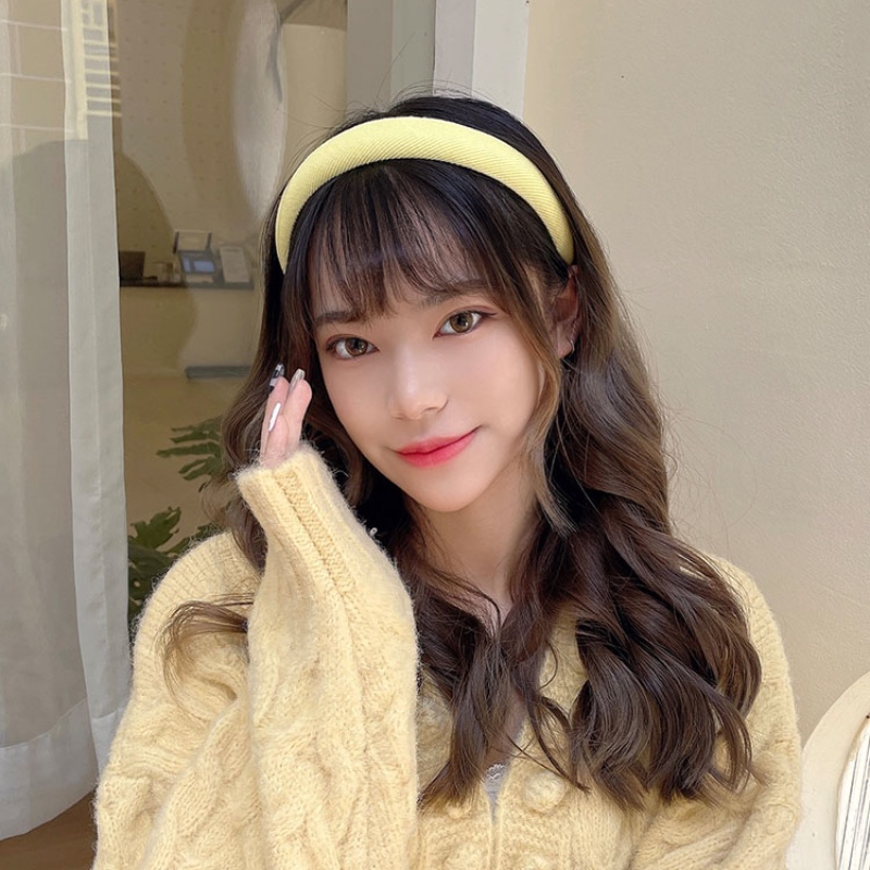 Cài tóc bản rộng chống trượt phong cách thời trang Hàn Quốc