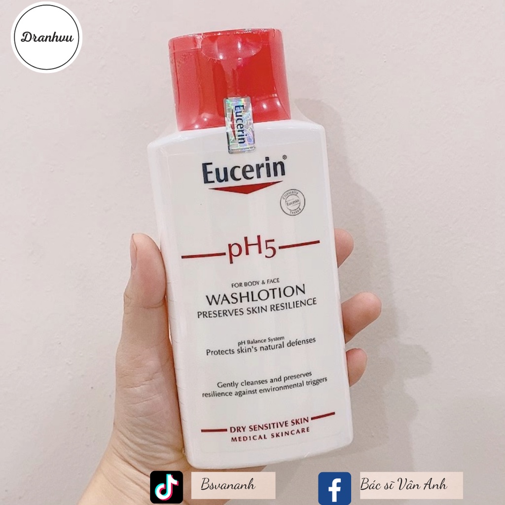 Sữa Tắm Dành Cho Da Nhạy Cảm Eucerin Ph5 Washlotion