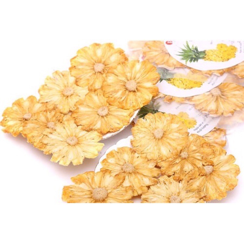 100gr Dứa (thơm/khóm) thái lát sấy khô