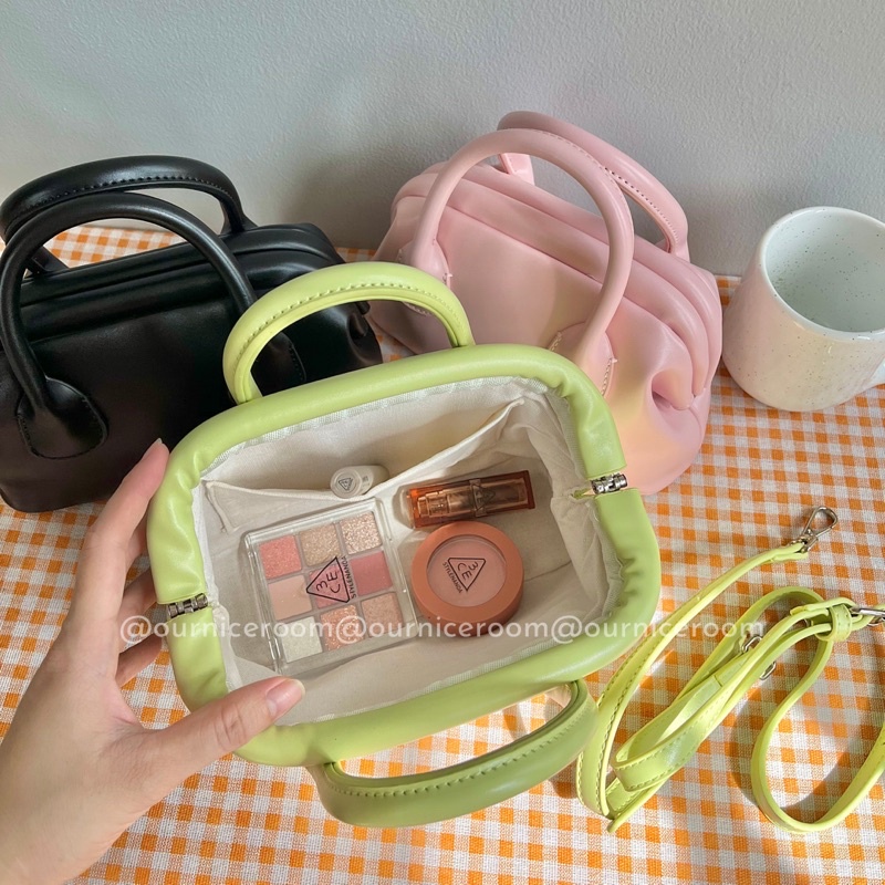 Kèm ảnh thật TÚI XÁCH NỮ HÌNH CON SÒ NẮP GẬP MÀU PASTEL PHONG CÁCH HÀN QUỐC 11072202