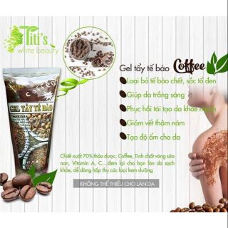 Tẩy tế bào chết Coffee TiTi's Cao Cấp (giảm còn 80k khi mua 2 tuýp)
