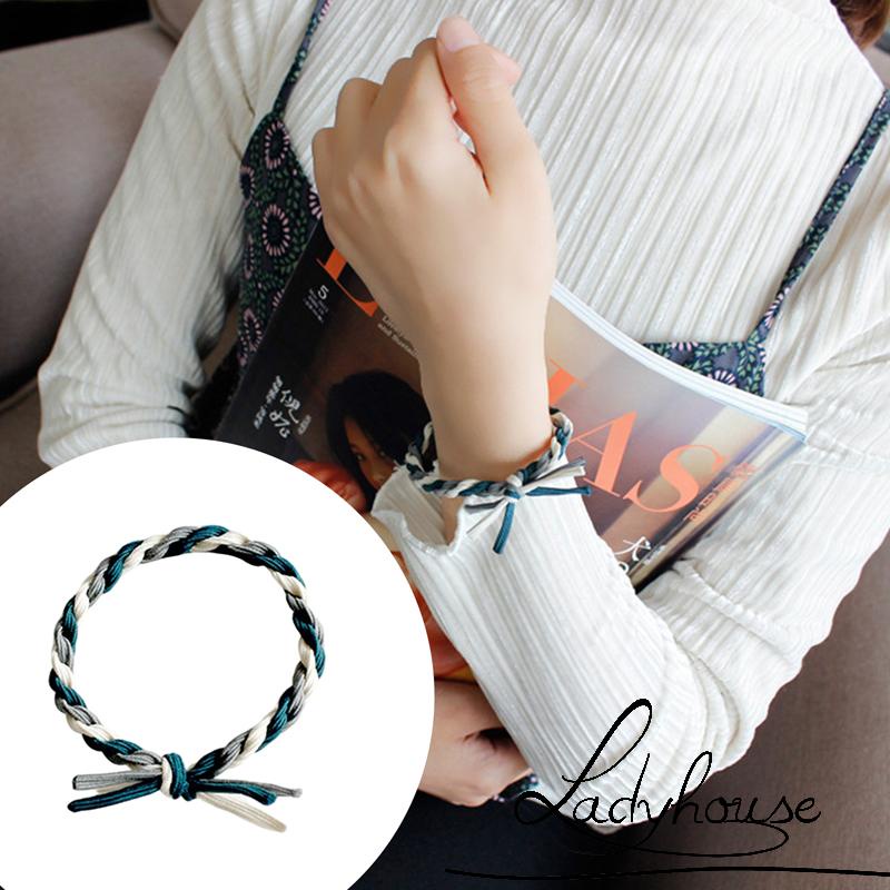 Dây Buộc Tóc Đuôi Ngựa Co Giãn Nhiều Màu Sắc Thời Trang Cho Nữ