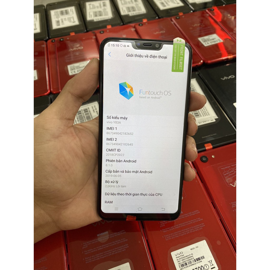 Điện thoại cảm ứng giá rẻ dưới 2 triệu Vivo Y83 4GB/64GB chip khủng 8 nhân | BigBuy360 - bigbuy360.vn