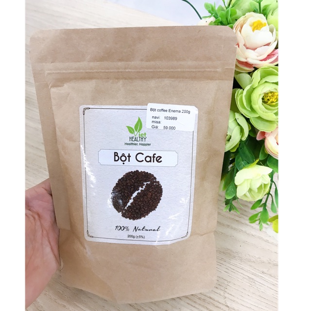 Bột cà phê enema Việt Healthy 200g