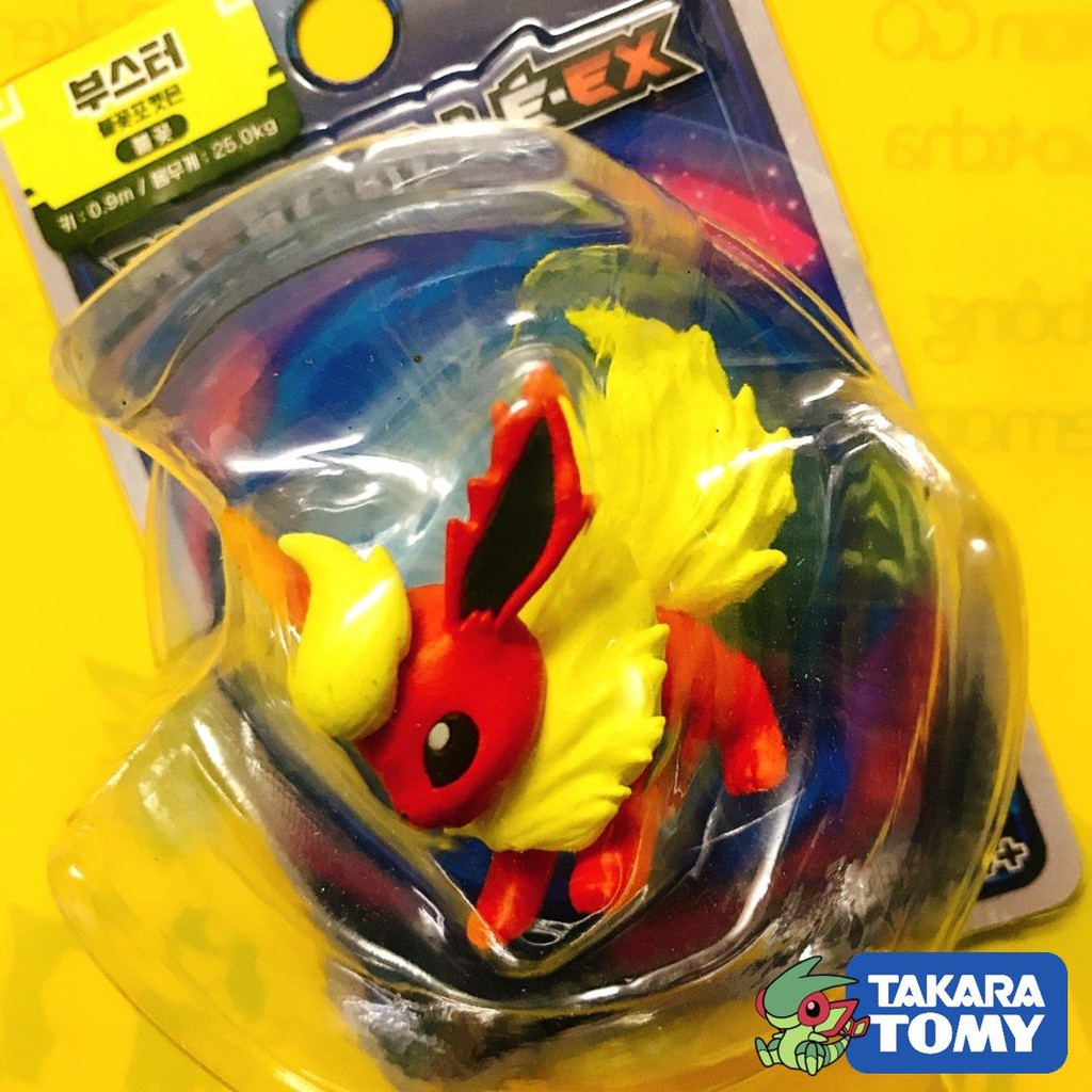 Mô Hình Pokemon Flareon của Takara TOMY Standard Size - Pokemon Figure Moncolle tiến hóa từ Eevee