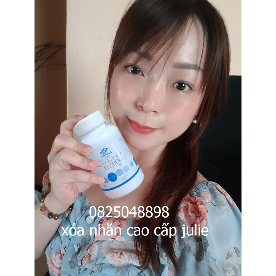 Viên Uống Xóa Nám Trắng Da NuHealth Của Mỹ Marine Collagen Peptide 100 viên