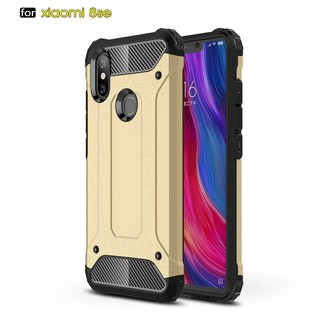 2-layer TPU + PC phone case comprehensive protection for Xiaomi Mi 8 SE