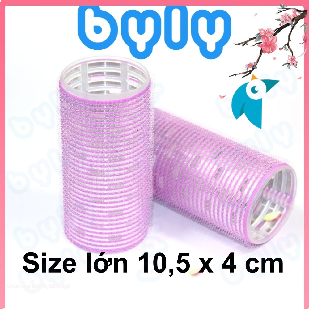 Lô cuốn tóc mái bay tự nhiên size lớn nhiều màu lõi nhôm - Quyên ByLy Shop