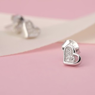 Bông tai bạc Pure Heart