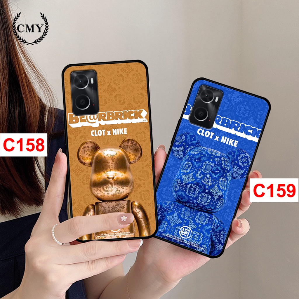 Ốp lưng Oppo A36 - Oppo A76 in hình gấu bearbrick thời trang cao cấp. ốp oppo A36 - A76 rẻ bền đẹp.