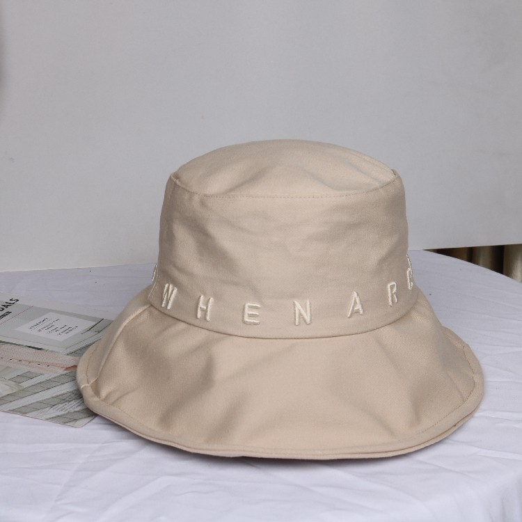 Nón Tai Bèo Chống Nắng Thêu Chữ Thời Trang Xu Hướng Nhật Hàn Cho Nữ