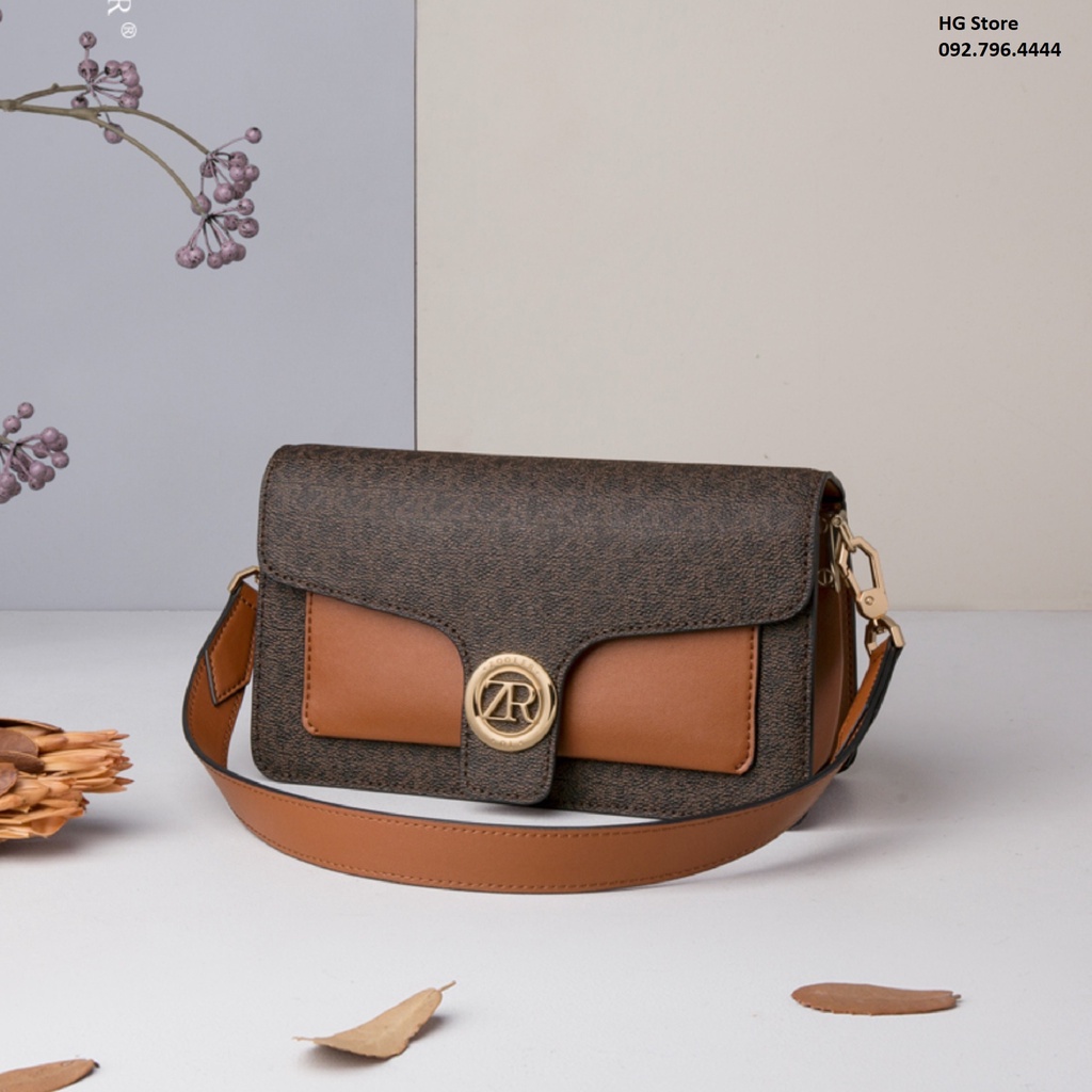 Túi Xách Nữ Hàn Quốc Da Bò Italy Cao Cấp Zooler FullBox ZL019 Size 24cm Làm Quà Tặng, Sinh Nhật, Quà Biếu