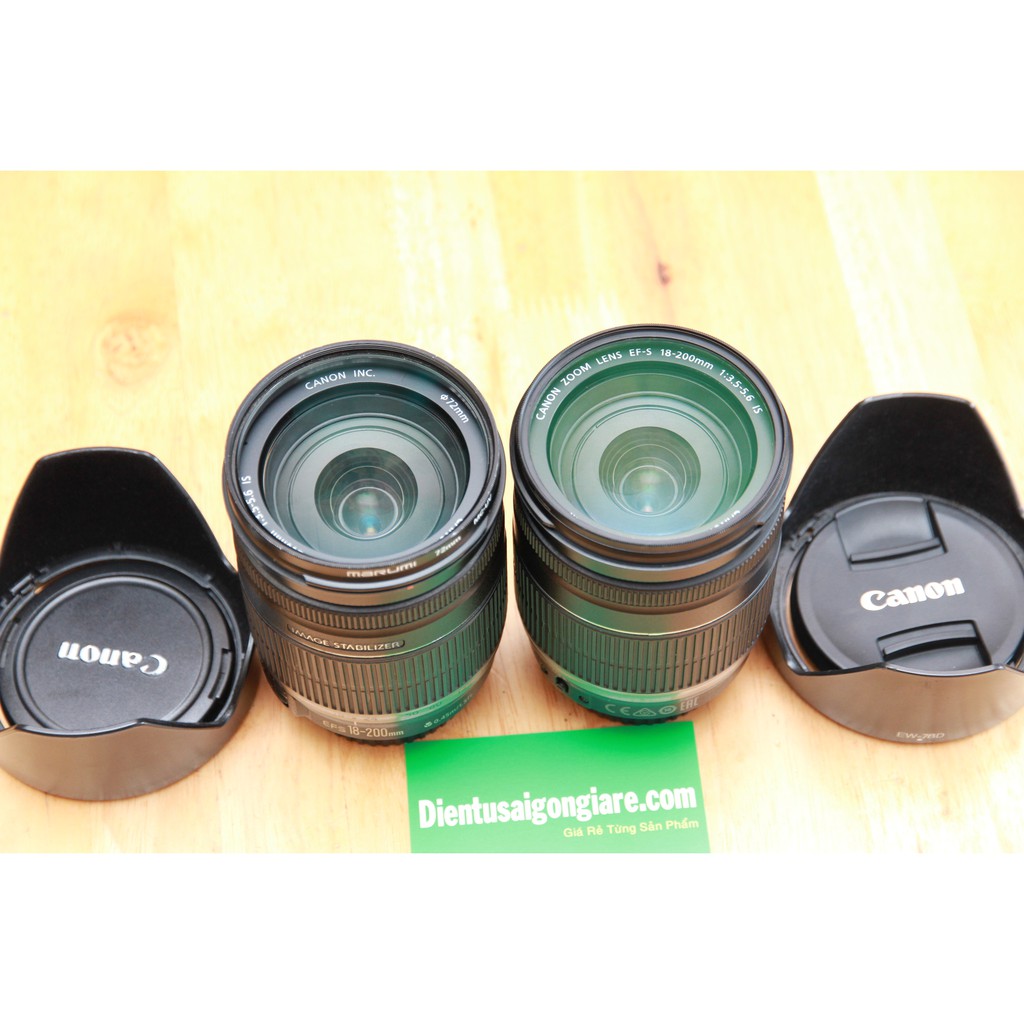 Lens Canon EF-S 18-200mm F3.5-5.6 IS