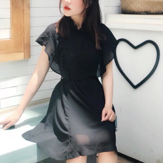 PASS váy thiết kế dii_collection đen/ áo jamila