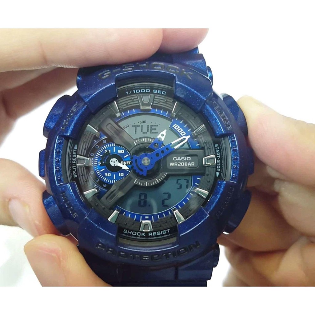 Đồng hồ nam dây nhựa G-SHOCK chính hãng Casio Anh Khuê GA-110NM-2ADR