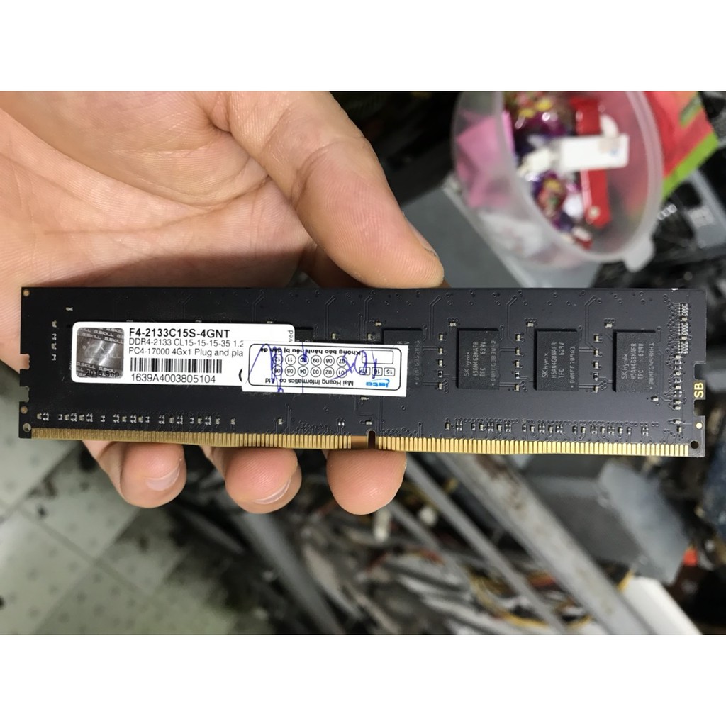 ram cho máy tính bàn GSKILL ddr4 4gb 2133 17200 bus pc4 decktop PC G.SKILL