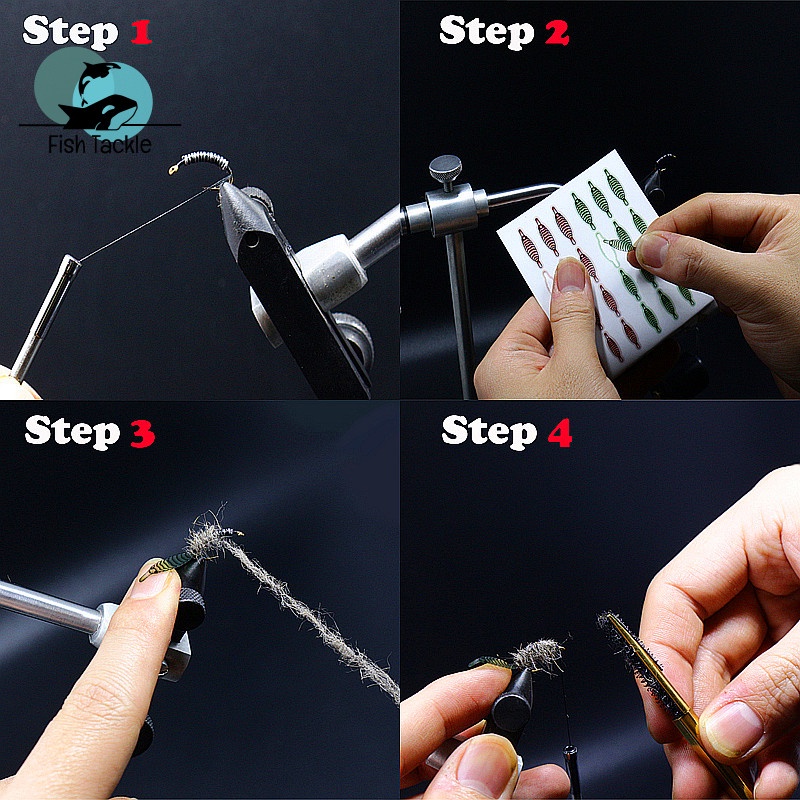 Bộ 40 Dây Buộc Mồi Câu Cá Tôm