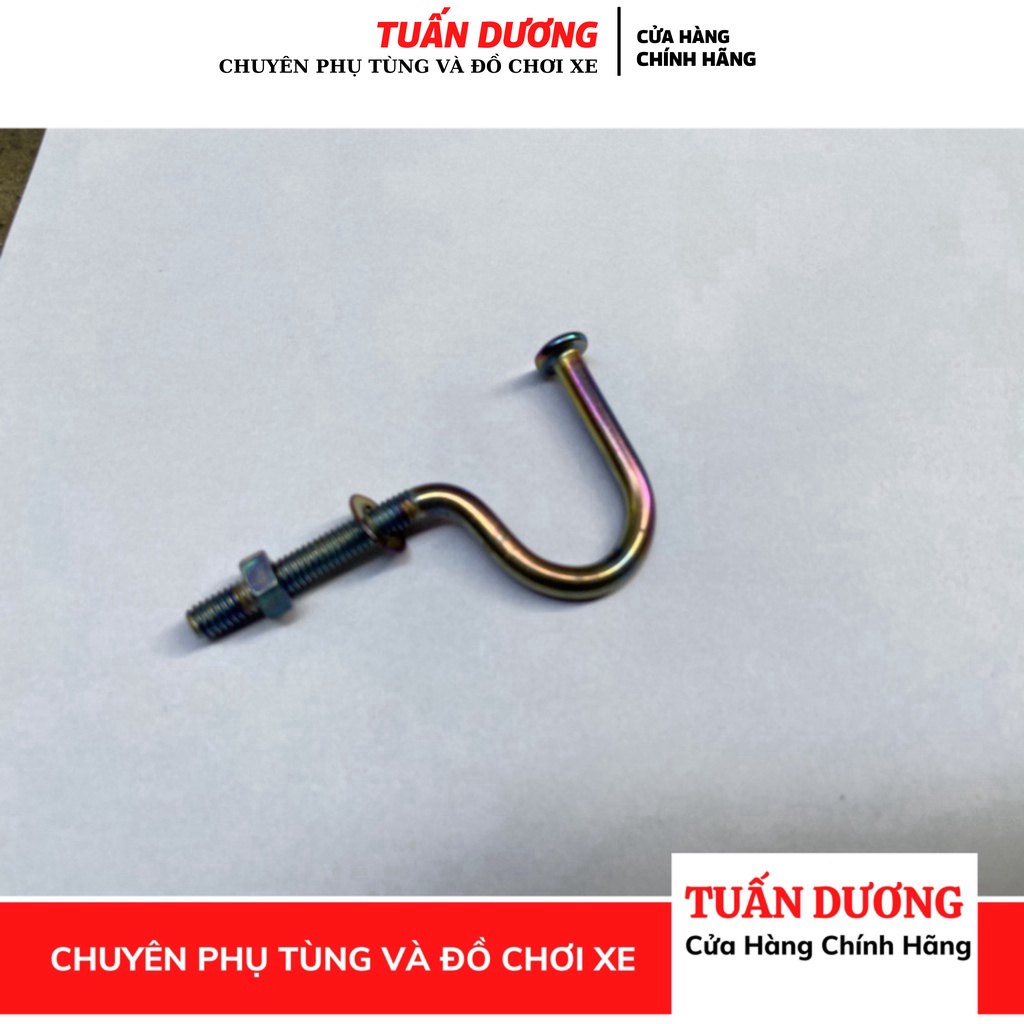 Móc treo đồ 7 màu hình móc câu gắn xe máy inox dày dặn cực chắc chắn [ LOẠI INOX DÀY ]