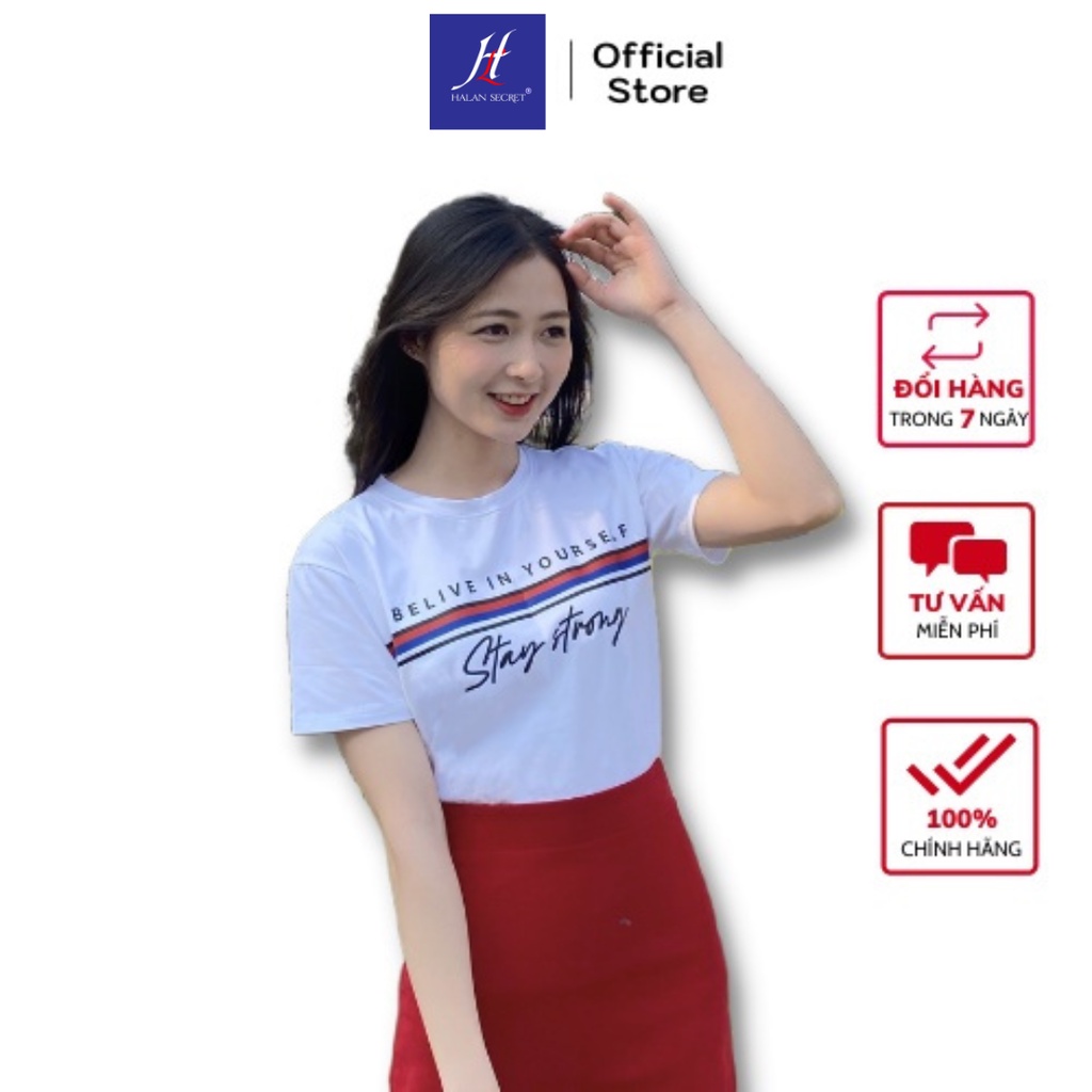 Áo thun cotton Halan Belive cao cấp chính hãng