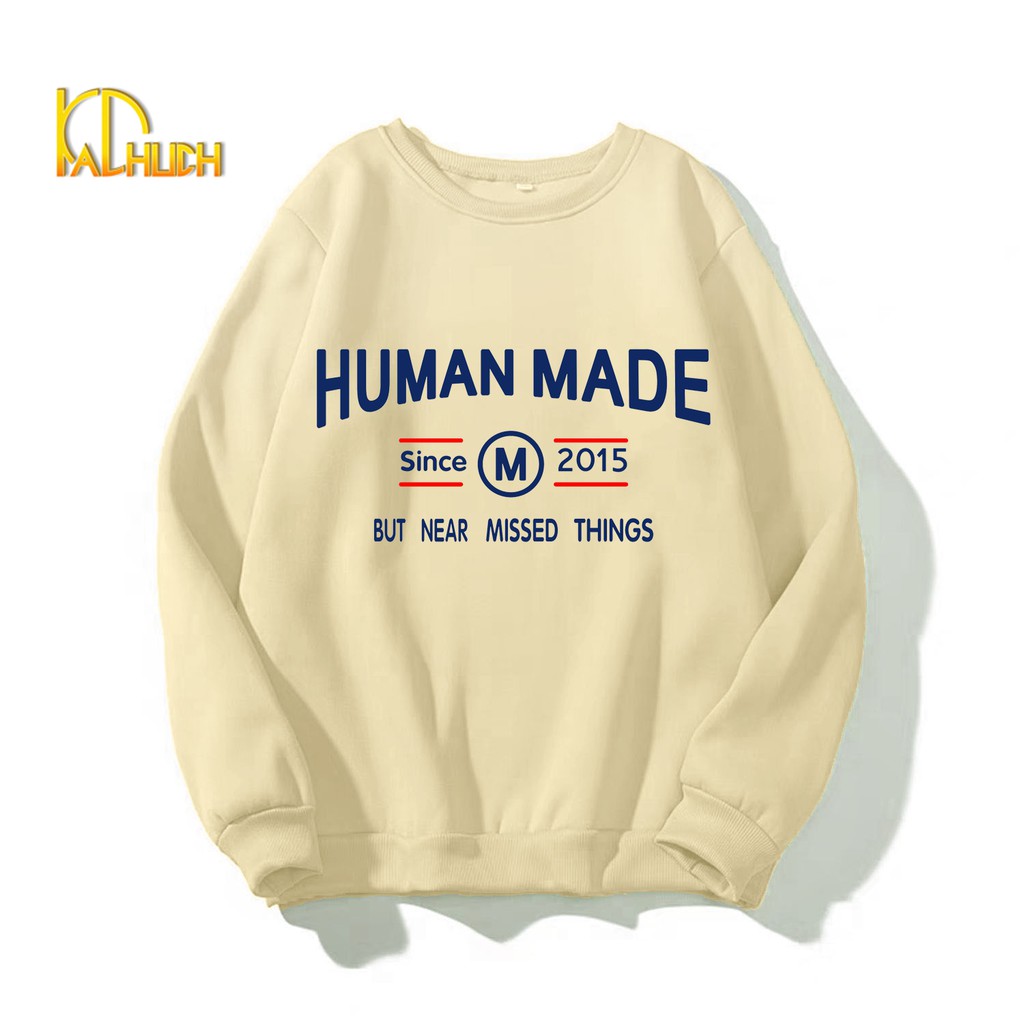 ÁO SWEATER IN HUMAN MADE (NHIỀU MÀU)