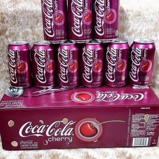 COMBO 6 LON CocaCola Cherry và Vani , TRUYỀN THỐNG Mỹ date 2020