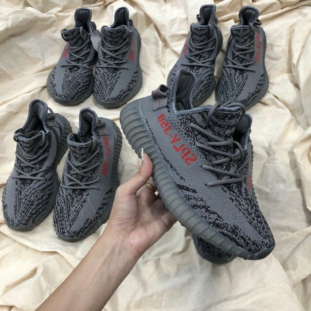 GIÀY SNEAKER YZ 350 BELUGA XÁM