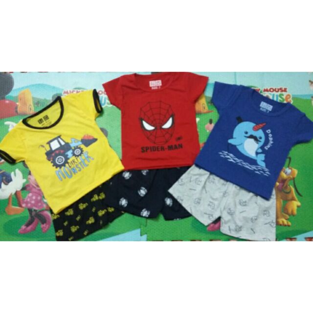 Combo 3 bộ cộc tay cho bé trai