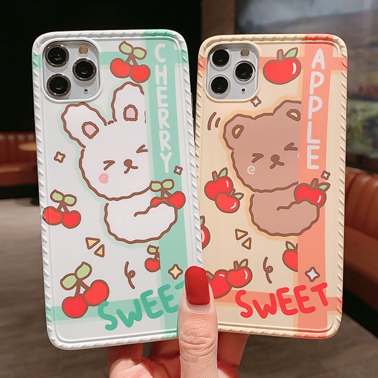 Ốp iphone - Ốp lưng imd new Thỏ và gấu sweet 6/6s/6plus/6splus/7/8/7plus/8plus/x/xs/xsmax/11/11promax - Awifi Case R3-5 | BigBuy360 - bigbuy360.vn