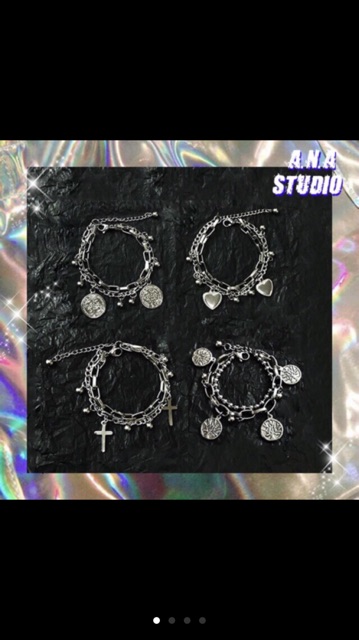 Bracelet Vòng tay mặt trái tim ulzzang cool ngầu | BigBuy360 - bigbuy360.vn