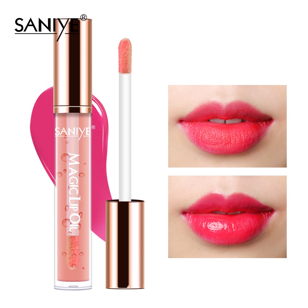 [Hàng mới về] Dầu dưỡng ẩm cho môi chống nước và lâu trôi chuyển từ màu trong suốt sang hồng  L1188 | BigBuy360 - bigbuy360.vn