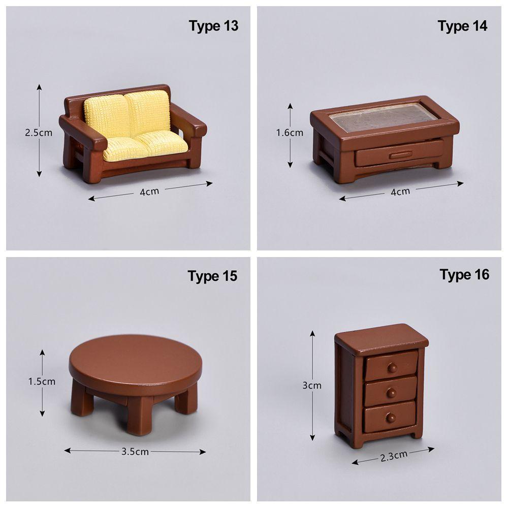 LUOL 1 Mô Hình Cầu Tuyết Trang Trí Nhà Búp Bê