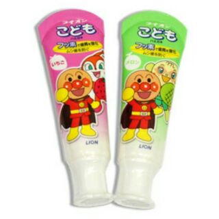 (Sỉ_ lẻ) Kem đánh răng cho trẻ em Lion kid nội địa Nhật Bản