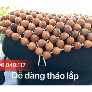 Đệm lót yên xe máy hạt gỗ massage