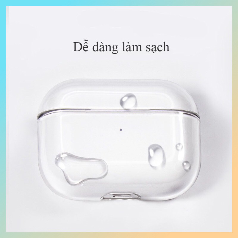 Case airpods pro , airpod 1/2 Vỏ bọc Clear silicon dẻo đựng tai nghe không dây trong suốt-ZUMI STORE