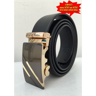 Dây Nịt Nam Da Trơn Mặt Khóa Tự Động
