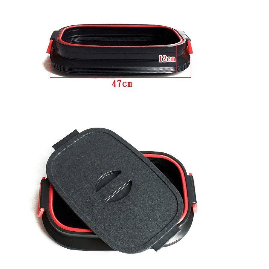 Thùng Đựng Đồ Gấp Gọn Trên Ôto 37L, Phù Hợp Cho Tất Cả Các Loại Xe Ôto, Khả Năng Lữu Trữ Lên Đến 10Kg