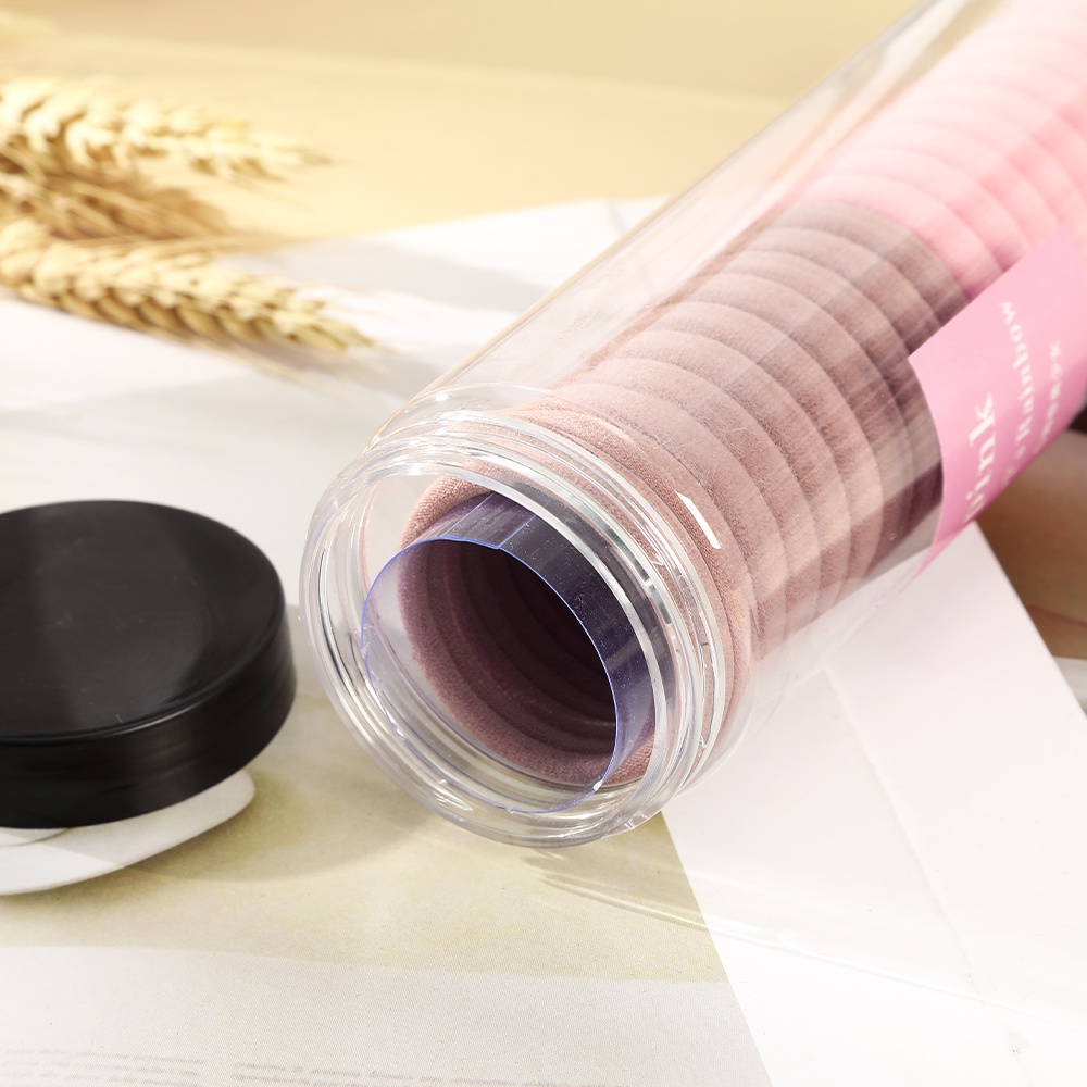 Hộp nhiều dây buộc tóc Haimeikang cao su co giãn nhiều màu sắc phong cách Hàn Quốc thời trang cho nữ