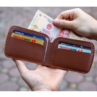 Ví Da Bò Thật Đẳng Cấp Mẫu Mới Siêu Chất | Bóp Nam Nữ Đẹp | VW11 mizashop08