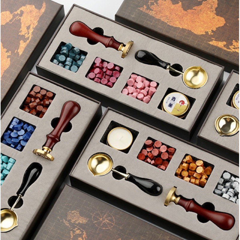 BỘ NẤU CON DẤU SÁP - Gift set Wax Seal