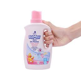 Nước giặt quần áo cho trẻ sơ sinh & trẻ em Bambi 1l giá 96k