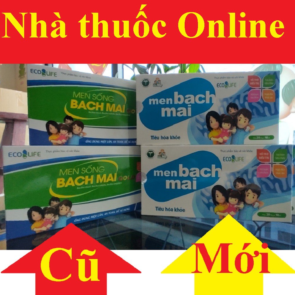 [sale] men sống bạch mai gold hộp 20 ống date 2025