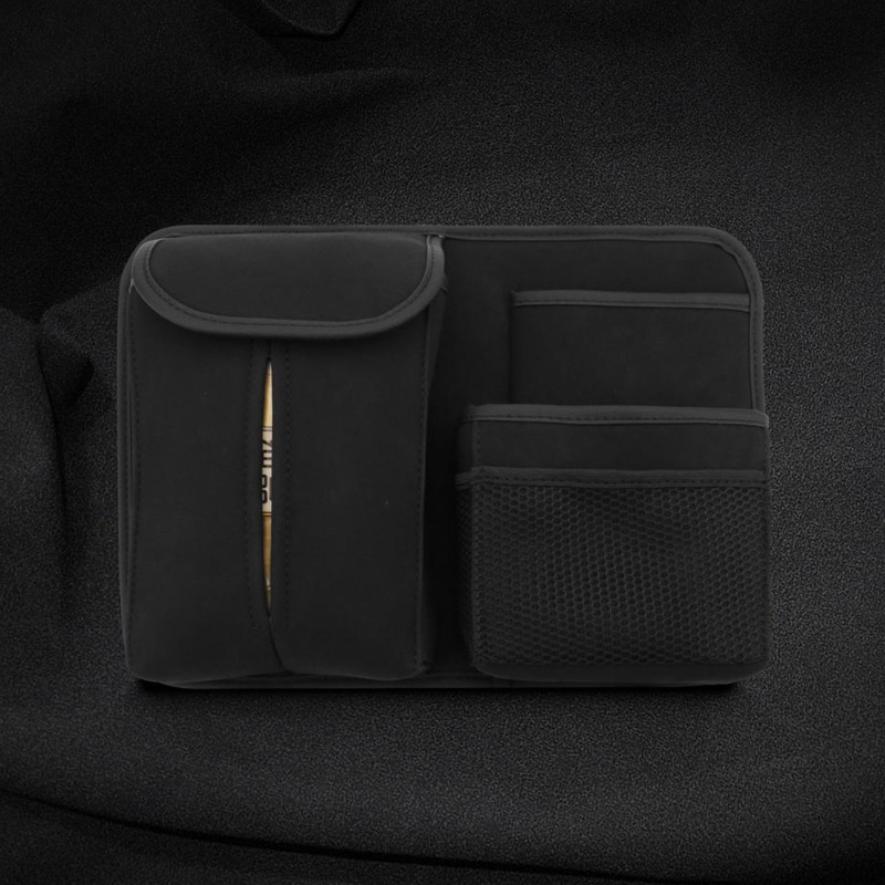 Hộp Đựng Khăn Giấy Nhiều Ngăn Gắn Sau Lưng Ghế Xe Hơi