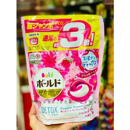 Viên giặt xã Detox premium blossom 46 viên