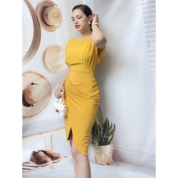 Đầm body cotton phối voan. với thiết kế tinh tế che khuyết điểm cực tốt