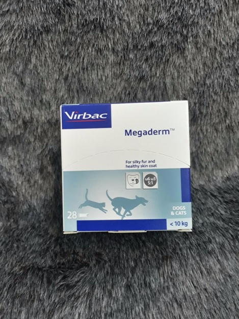 [Chính hãng] Dưỡng lông Megaderm Virbac hỗ trợ phòng viêm da giảm ngứa chó mèo
