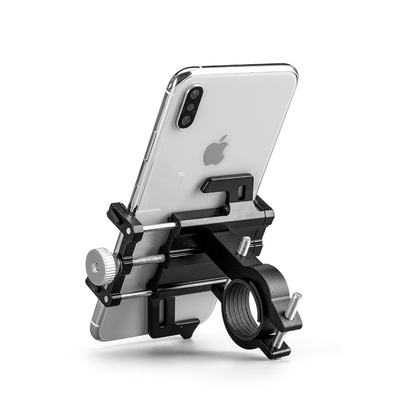 Giá đỡ điện thoại xoay 360 độ Rockbros chất liệu hợp kim nhôm để gắn xe đạp / xe máy