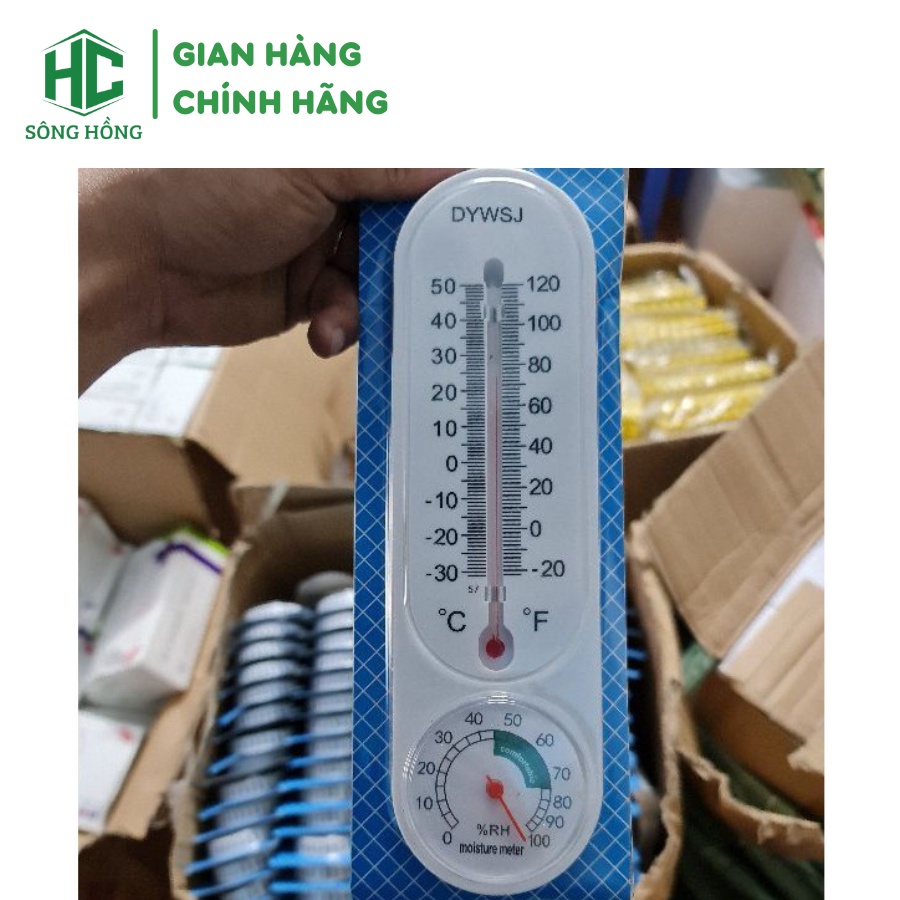 Nhiệt ẩm kế treo tường thiết kế nhỏ gọn, độ chính xác cao, thuận tiện di chuyển