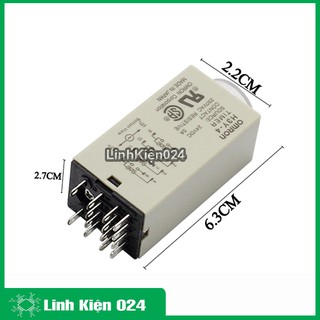 Relay Thời Gian Timer Omron H3Y-2 8P 24V