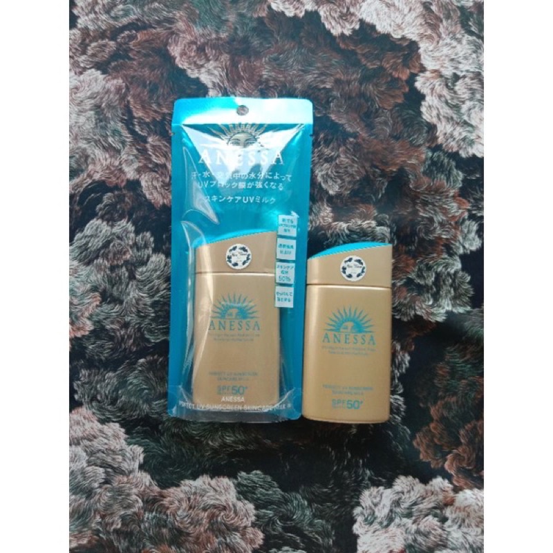 [Hàng _ Nhật_ Chuẩn]  Kem chống nắng Anessa Perfect UV Sunscreen Skincare Milk 60ml